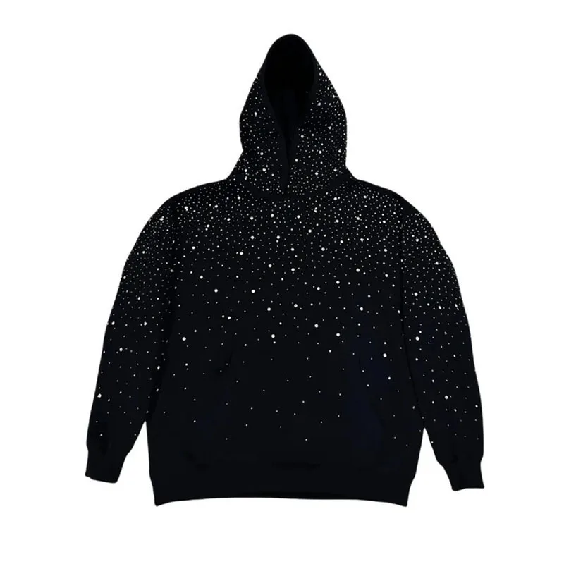 Norava Midnight Rhinestone Hoodie
