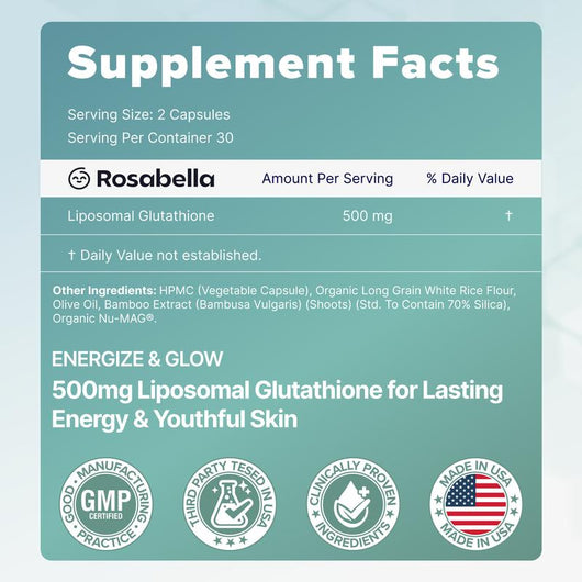 NORAVA LABS Glutathion Liposomal 500 mg – 60 Gélules